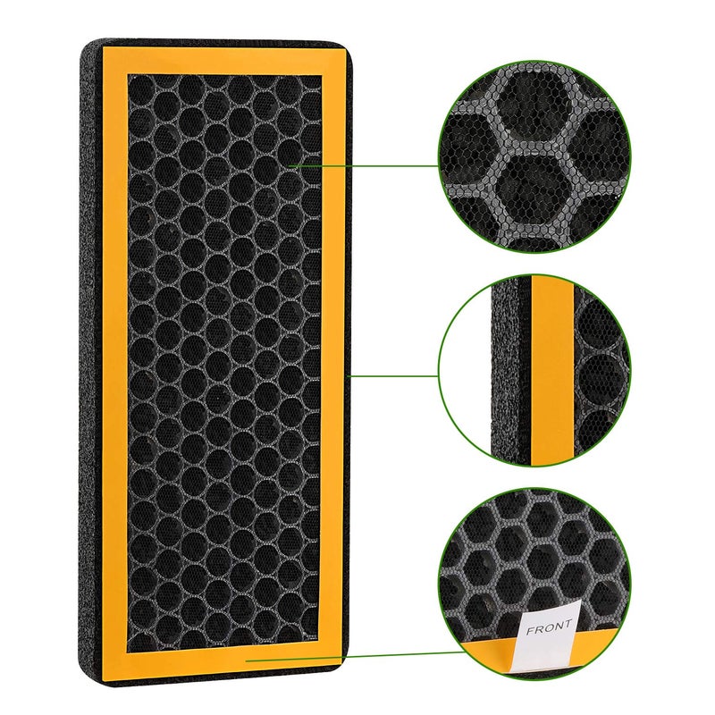 LINNIW PetPlus at-PETODR Replacement Filter Pack Compatible with HoMedics PetPlus at-PETODR and TotalClean at-OFL Filter for AT-PET01, AT-PET02, AR-45, 4 Pack - Image 5